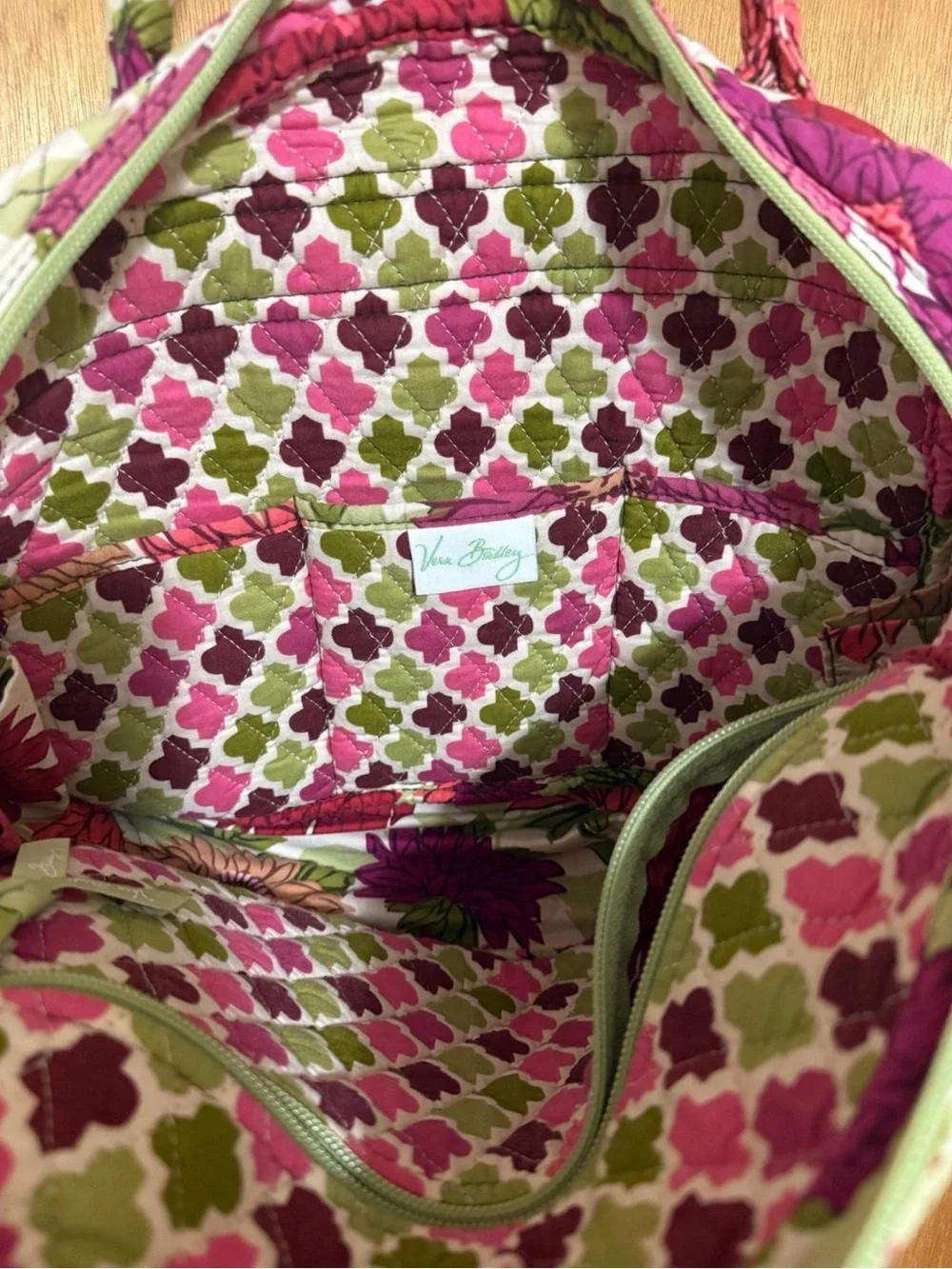 Vera Bradley Hello Dahlia Quilted Floral Shoulder Bag
